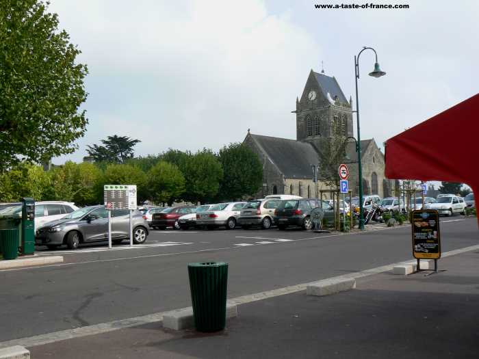 Sainte Mere Englise  village in Normandy 