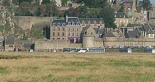 Mont-St-Michel village picture