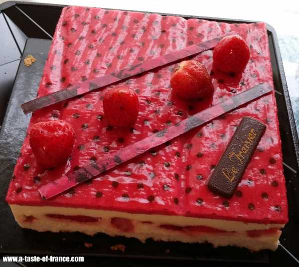 strawberry tart in Normandy France picture 1
