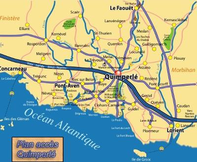 We are situated in Quimperlé