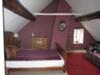 The renovated 'grenier' bedroom