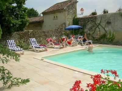 Private pool and gardens for guests