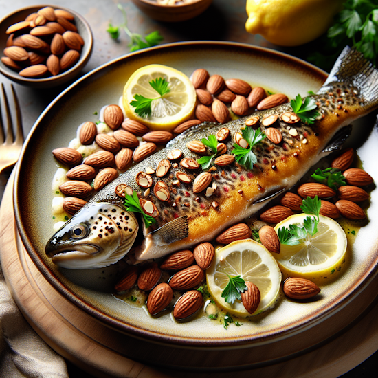 trout with almonds picture