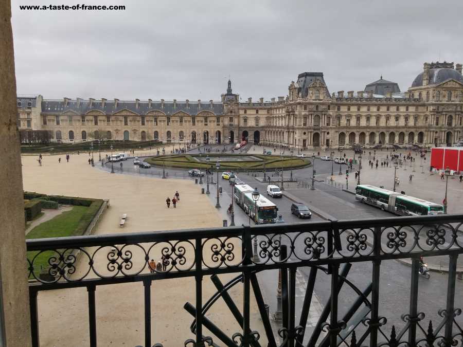 view form the Louvre Paris France
