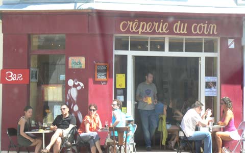Villerville cafe Calvados Normandy