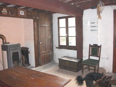 Inside unfinished property.