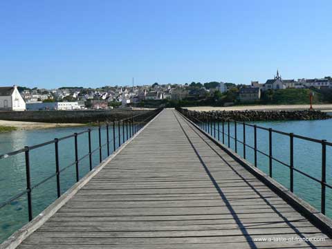 Audierne foot bridge Brittany