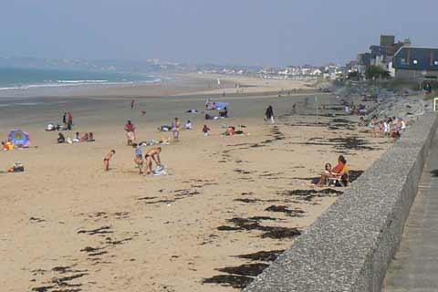 Carolles Plage beach Normandy