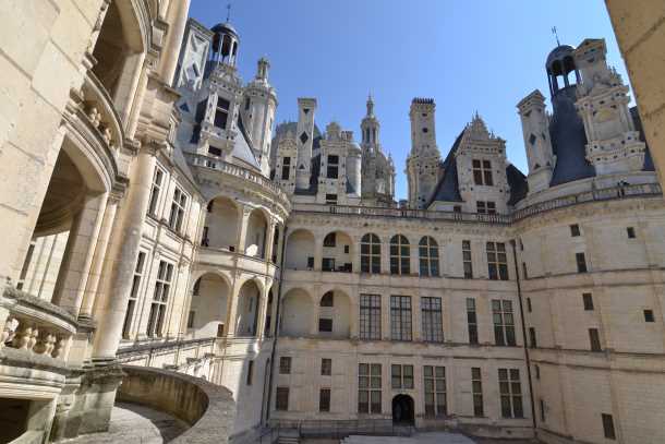 French chateau Chambord in loire region picture