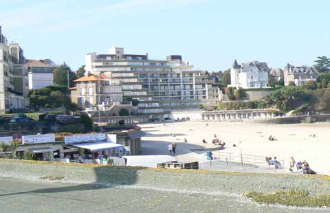 Dinard beach Brittany