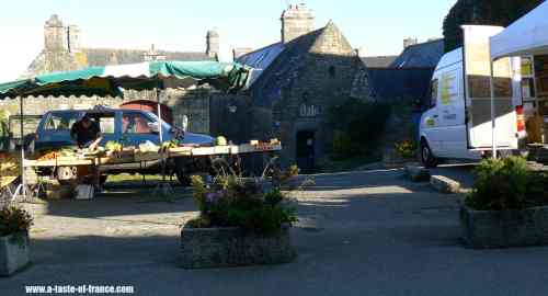  Locronan market Brittany