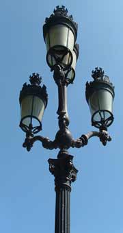 Paris ar deco lamp post