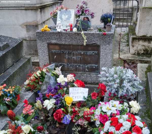 Jim Morrison Pere Lachaise cemetery Paris