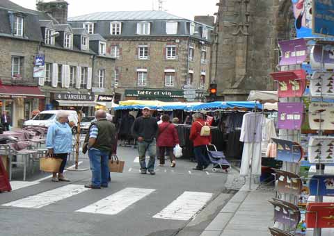 Villedieu les Poeles market Normandy 