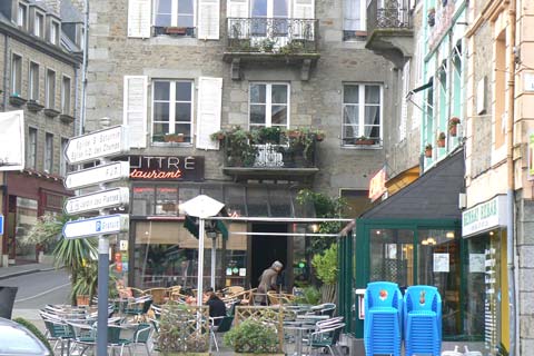 Avranches town centre Manche Normandy