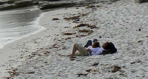 Beg Meil beach Brittany