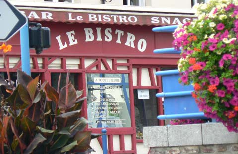 Brehal bistro Manche Normandy 
