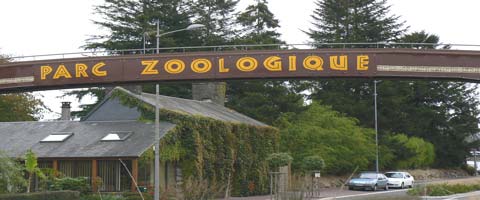 Champrepus Zoo sign manche Normandy