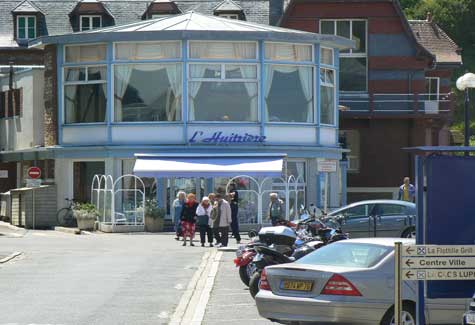 Etretat Normandy car park 