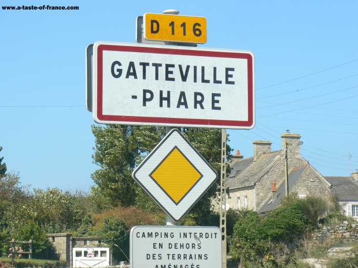 Gatteville Phare  village in Normandy 