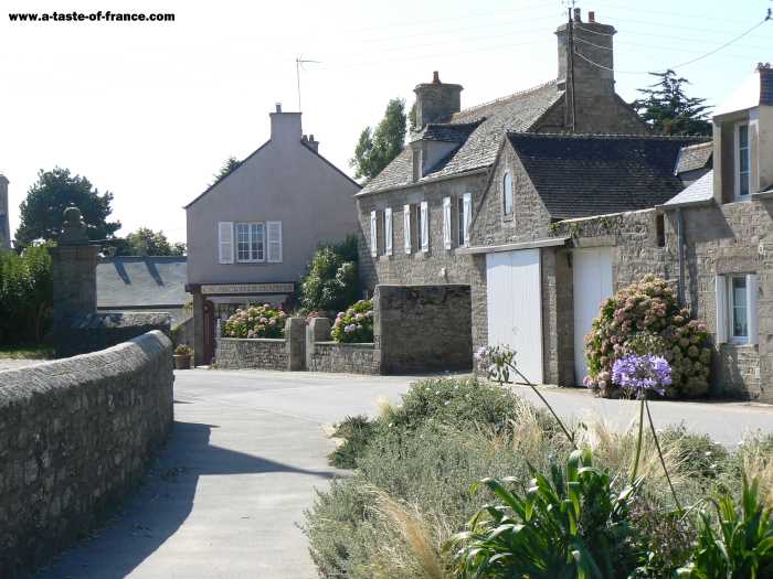 Gatteville Phare  village in Normandy 