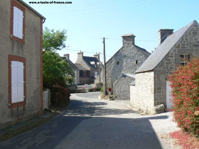 Gatteville Phare  village in Normandy 