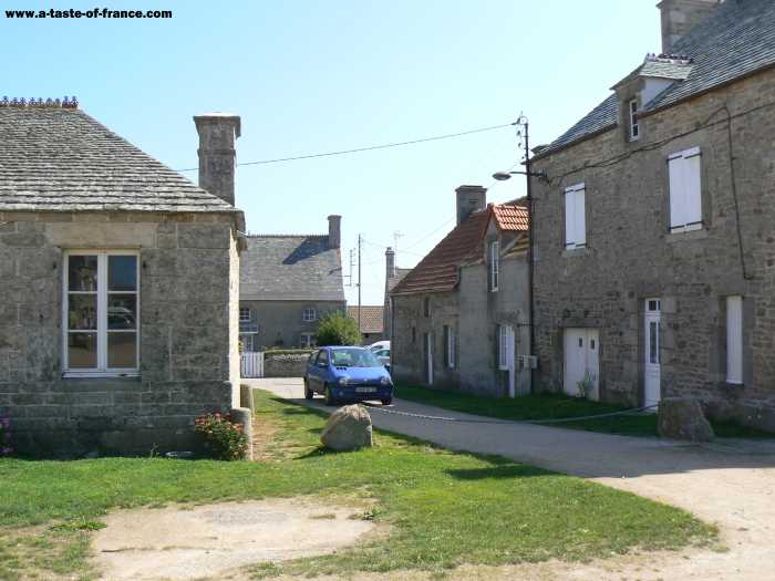 Gatteville Phare  village in Normandy 