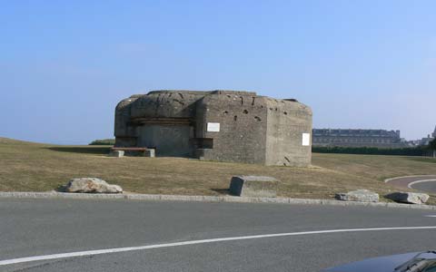 Granvills bunker WWll la manche Normandy
