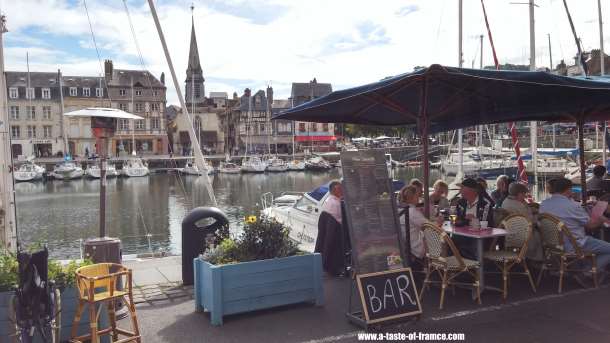Honfleur shops Normandy 