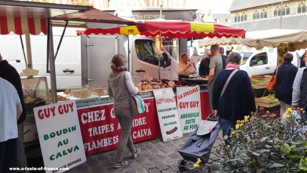 Honfleur market Normandy 