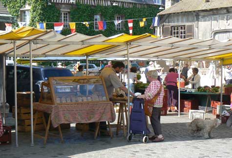 Honfleur market Normandy