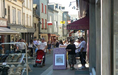 Honfleur street France Calvados Normandy